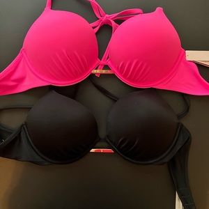 Two Victoria Secret bathing suit tops
